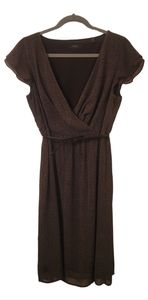 ESPRIT Lined Dress with Flutter Sleeves & Side Zip